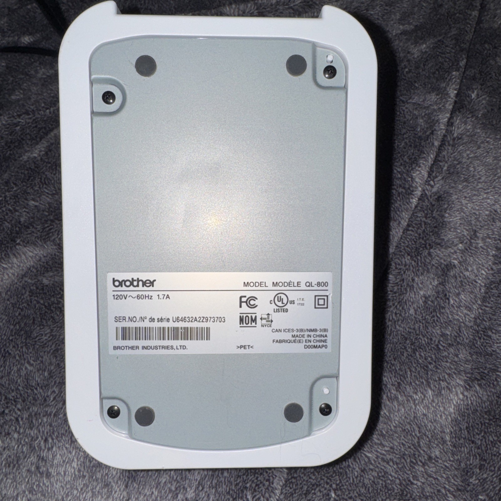 Brother Thermal Label Printer untested