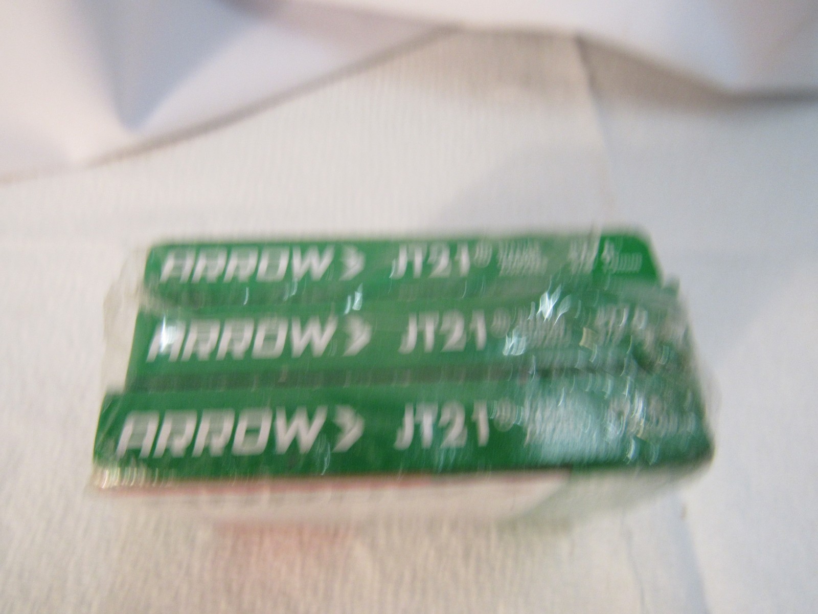 Lot of 3 Arrow 276 JT21 3/8-Inch / 10mm Staples, 1000 Staples Per Pack