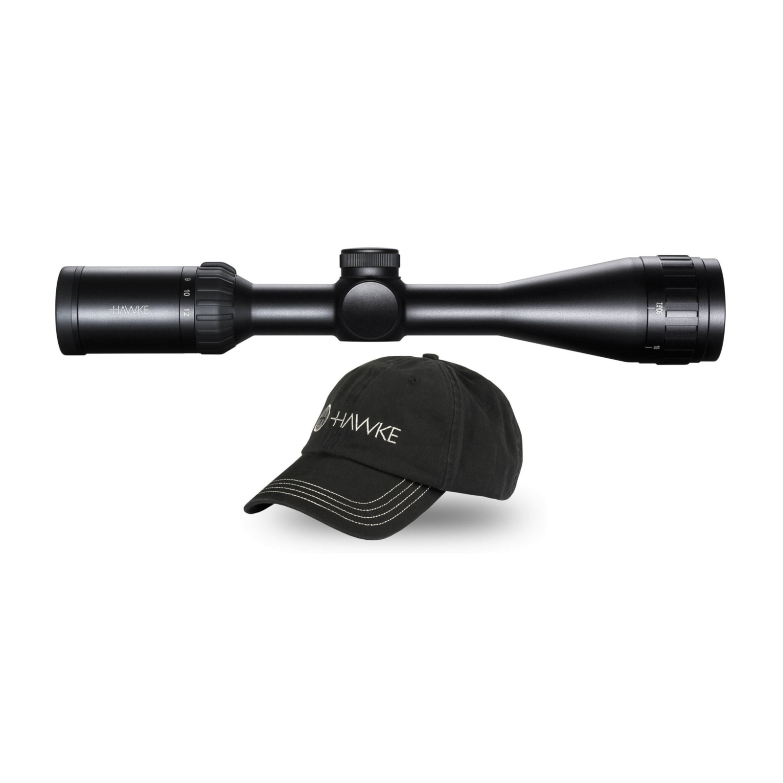 Hawke Airmax EV 4-12x40 AO AMX Riflescope with Hawke Cap