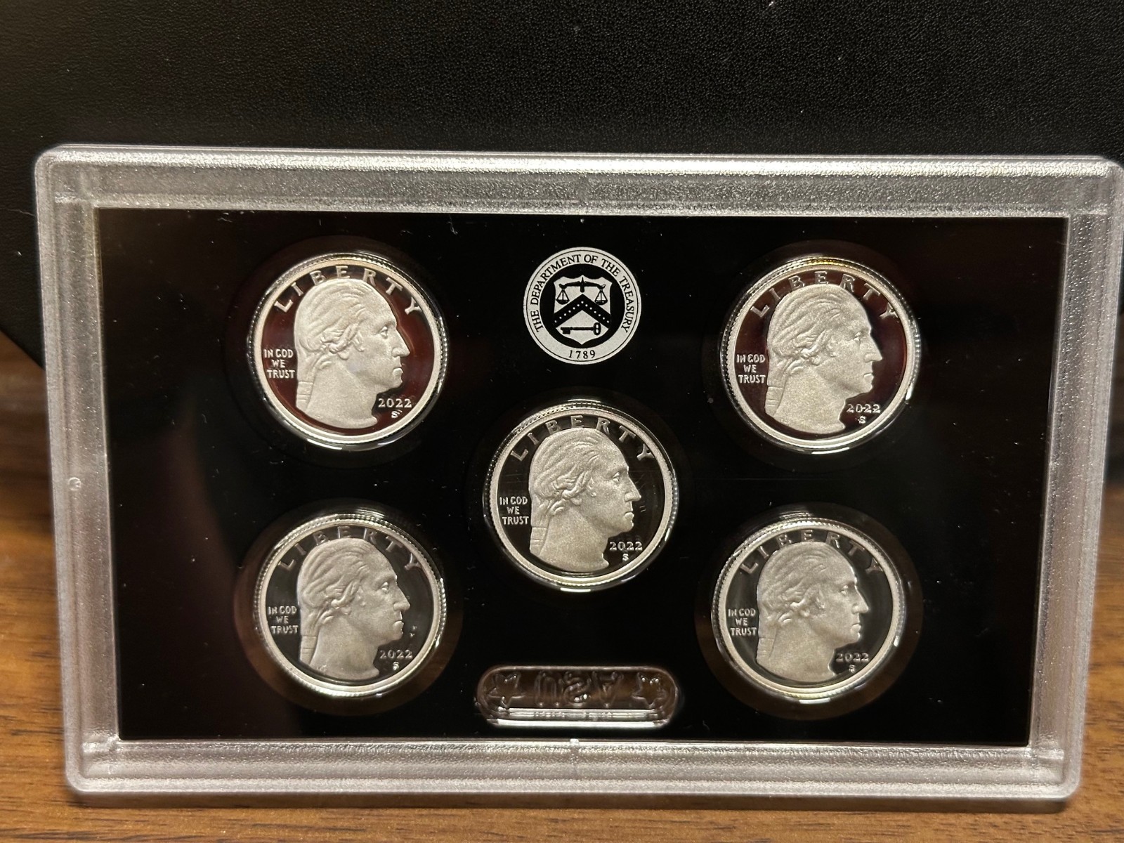 2022 S U.S. Mint Silver Proof Set (10 Coins) COA, Case & Box in Mint Packaging