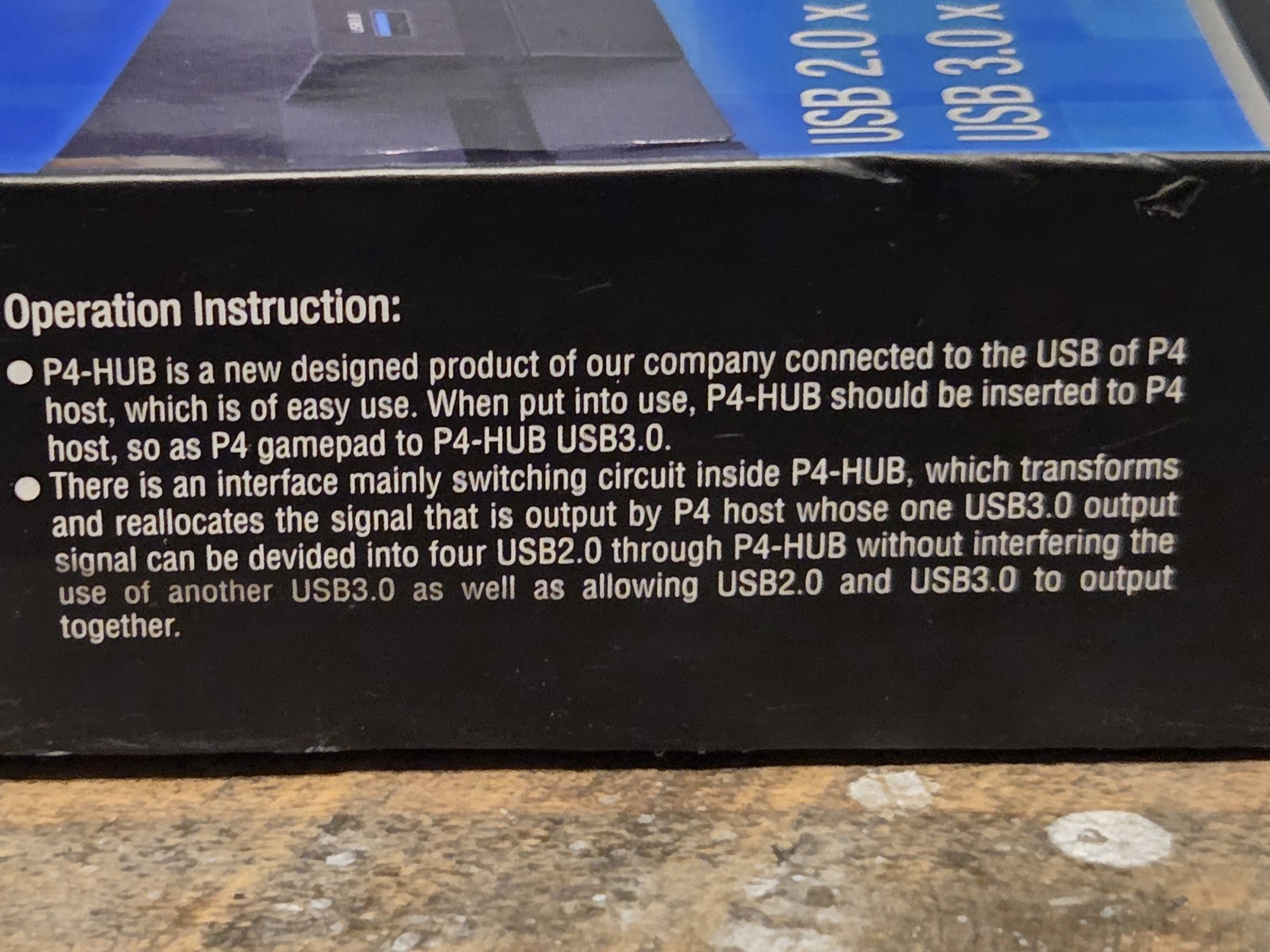 Dobe USB HUB for P4 Gaming Console, New