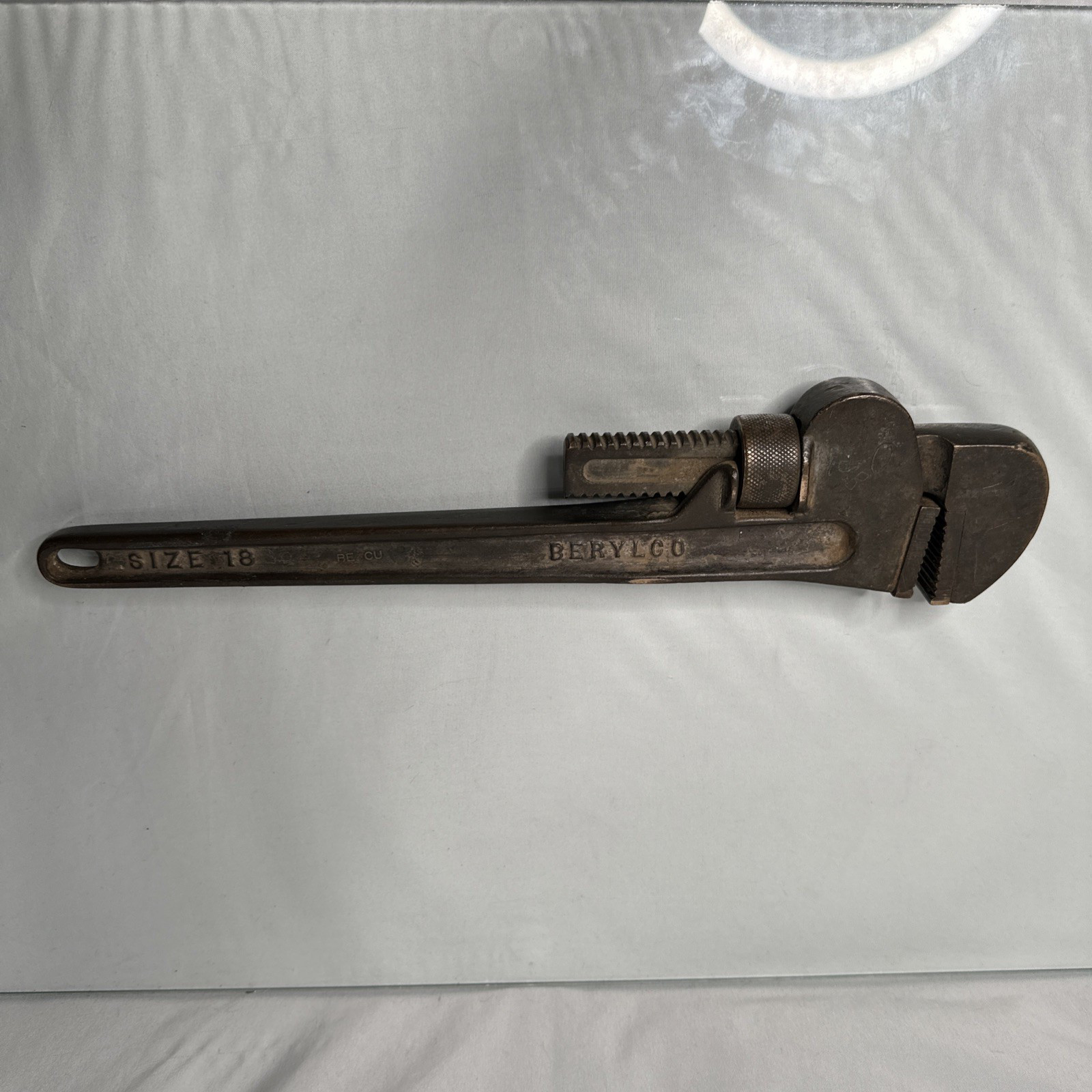 BerylCo 18" Beryllium Brass Non Sparking- Non Magnetic Pipe Wrench