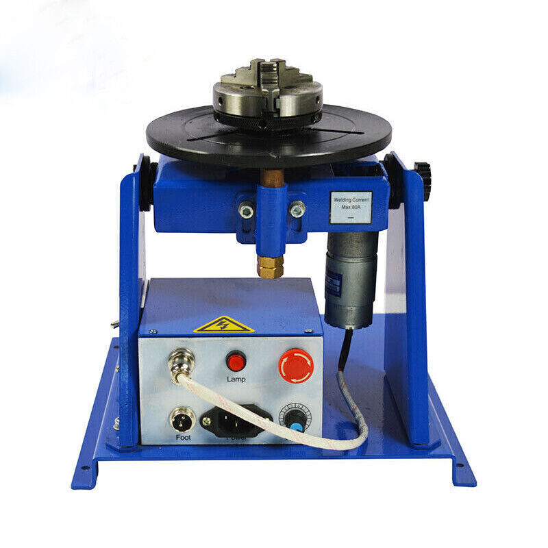 BWJ-10 10KG Welding Positioner Turntable With 65mm Chuck 110V
