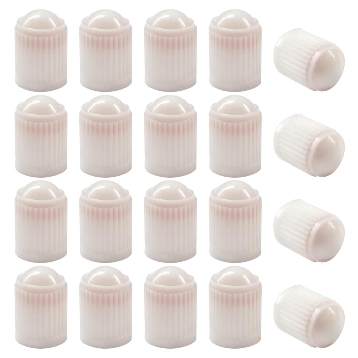 20 Pcs Car Tire Valve Stem Caps Plastic Tire Stem Valve Dust Covers for SUV Bike