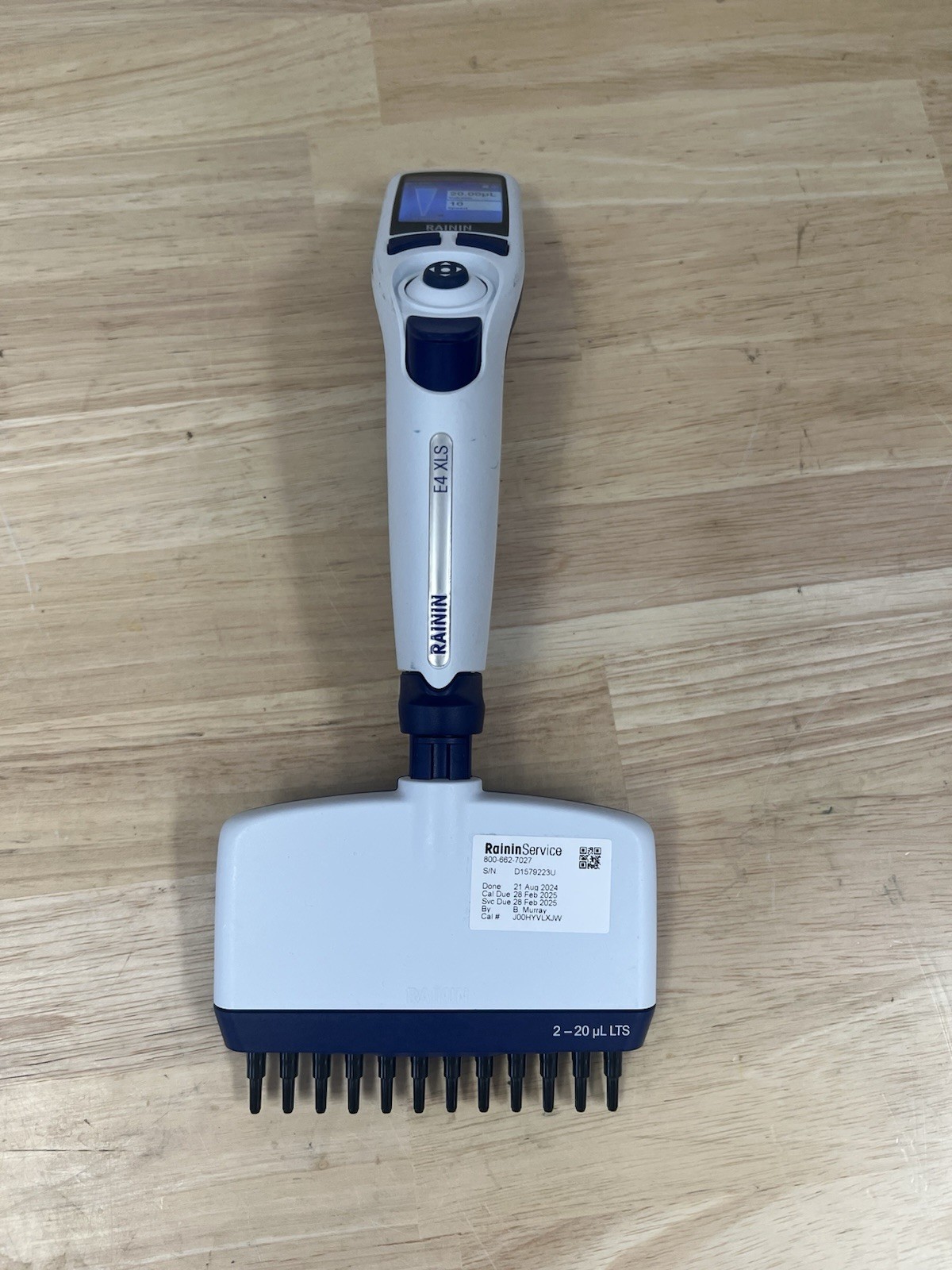 1100mAh Battery for Rainin E4 pipette,E4 XLS+ electronic Pipettes