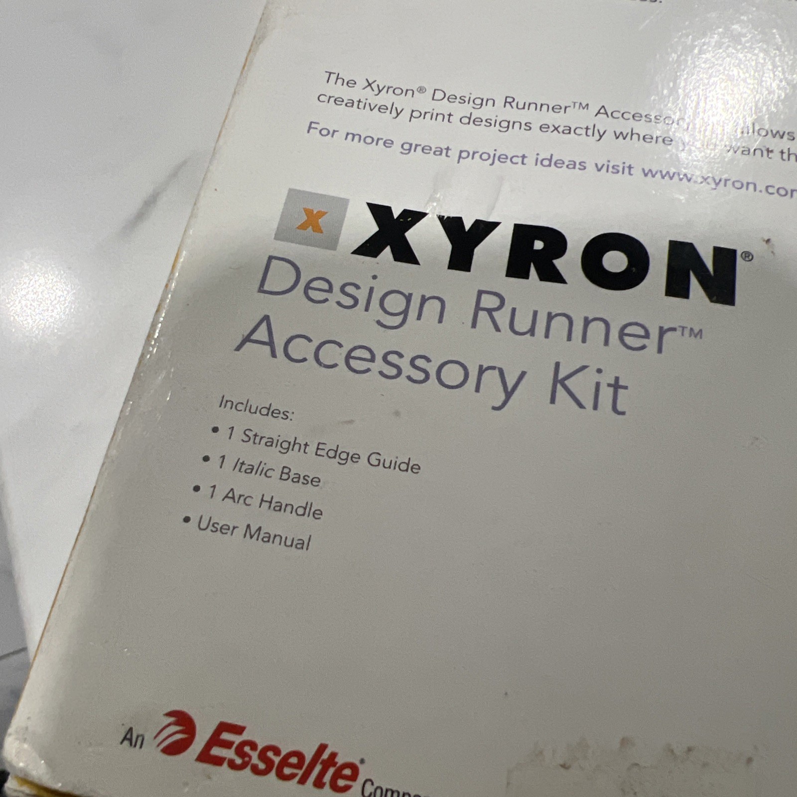 Xyron Design Runner Accessory Kit 48341 - Straight Edge Guide & More - NEW!
