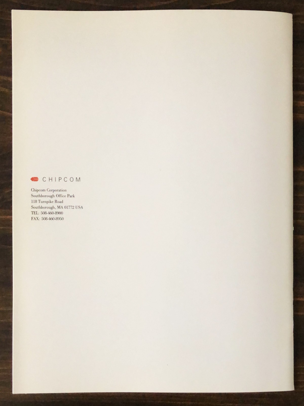 1991 Chipcom Annual Report