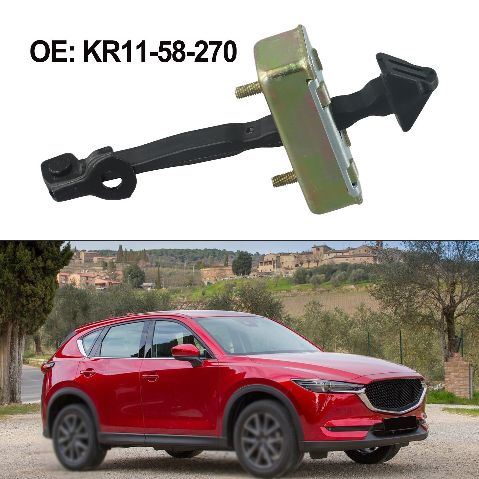 Reliable Black Front Door Check Stop Hinge Strap for Mazda CX 5 KR1158270