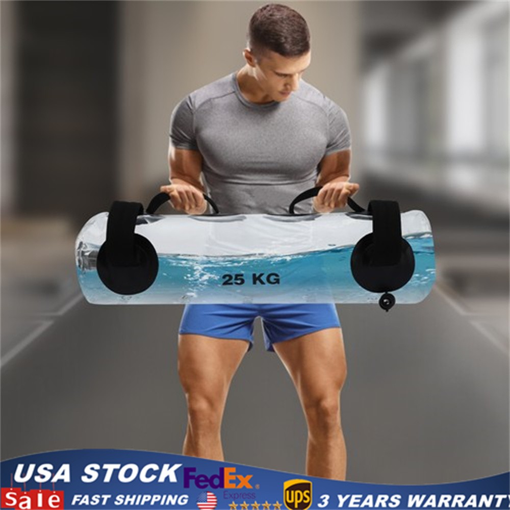 Fitness Aqua Bag Training Power Bag, Adjustable Water Weight Bag 25kg/55lbs