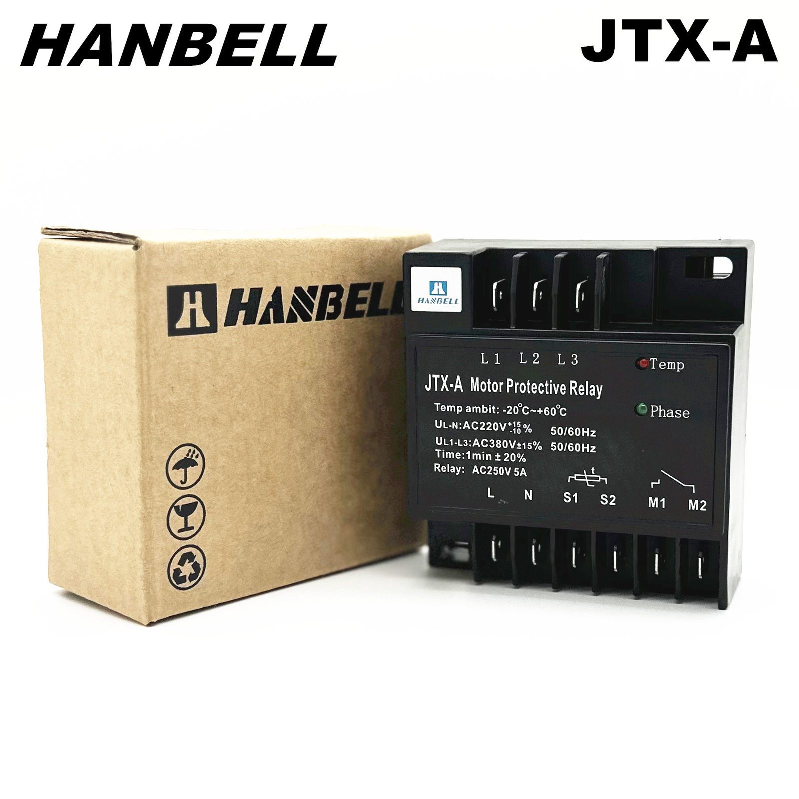 1pcs HANBELL  JTX-A Compressor Protection Module Motor Protector