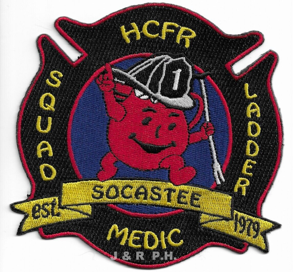 SOCASTEE  Station - 1 (Dark), South Carolina (4.5" x 4.5" size) fire patch