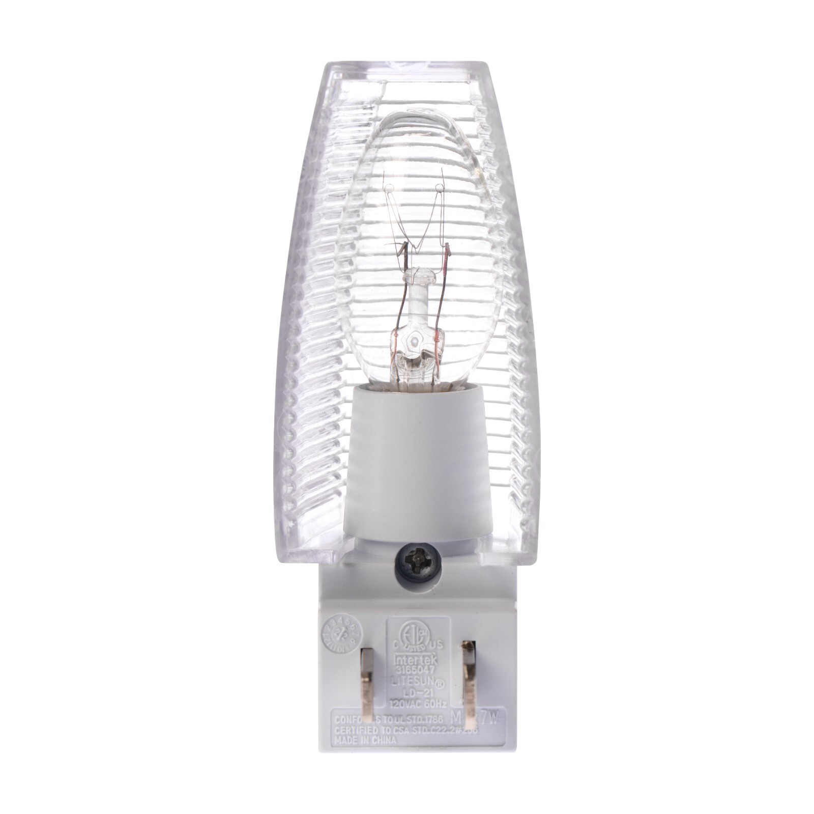 4PCS Plug in Night Light with Manual On/Off Switch - Includes 4W Bulb