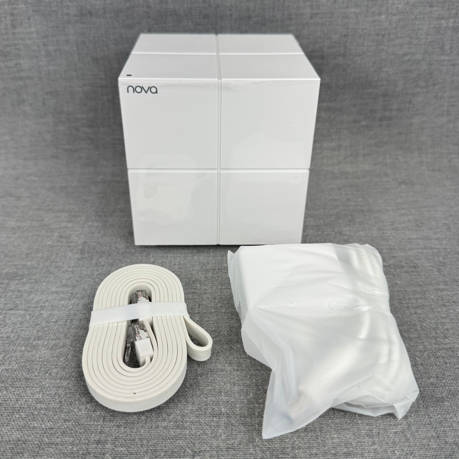 Tenda Nova MW6 Mesh3 AC1200 Whole Home Mesh WiFi Router Node New Adapter Cable
