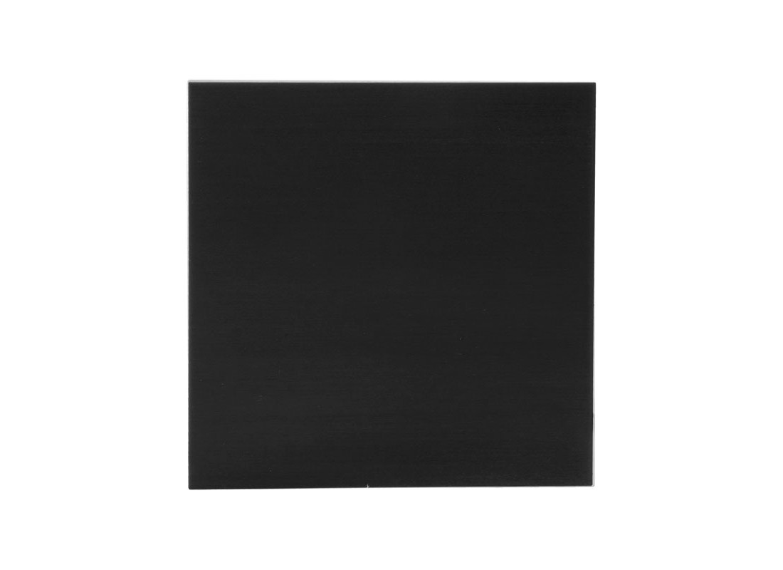 FHC S4X4MB 4" x 4" Architectural Finish Sample - Matte Black