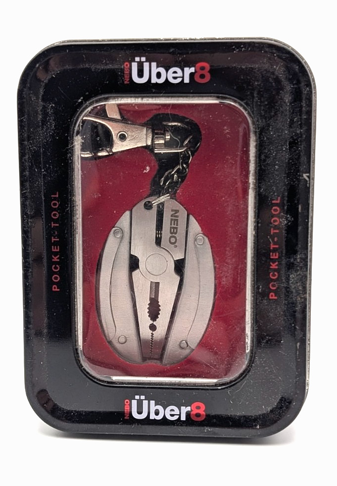 Nebo Uber8 Pocket Multi Tool In Metal Tin Carrying Case