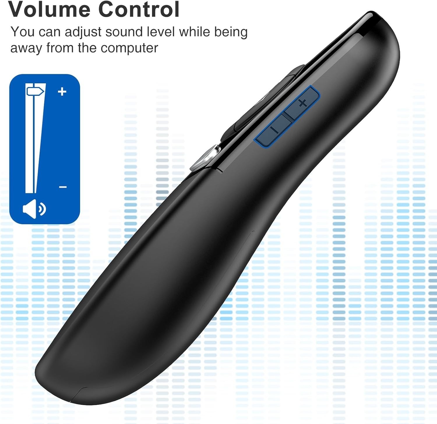 Versatile Wireless Presenter Remote for PowerPoint - USB A/C | 164 ft Range