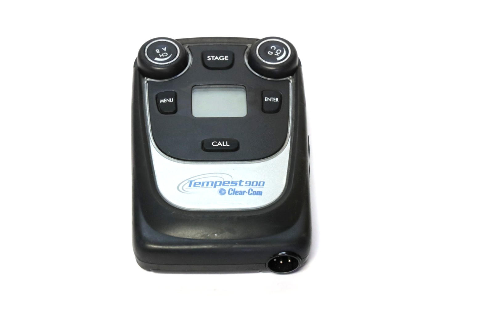 Clear-Com Tempest 900 MHz 4-Channel Wireless Intercom Beltpack w/Power Supply &