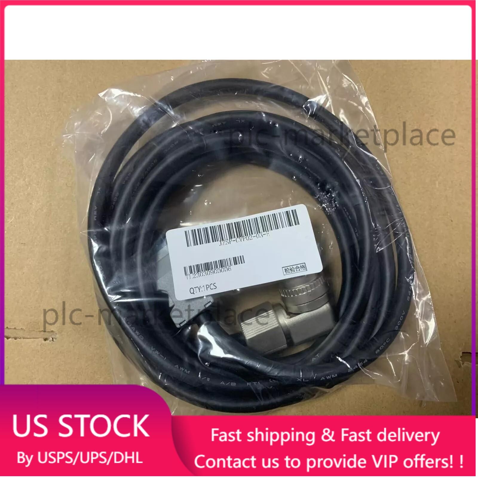New For Yaskawa servo motor encoder connection cable JZSP-CVP02-03-E 3M 1PC