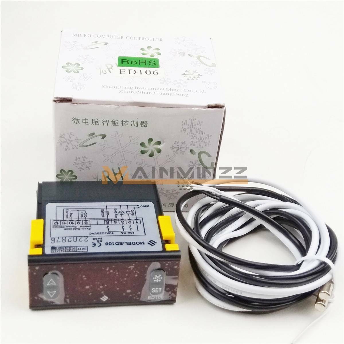 New SHANGFANG 1Pcs ED-106 ED106 Digital Thermostat Temperature Controller