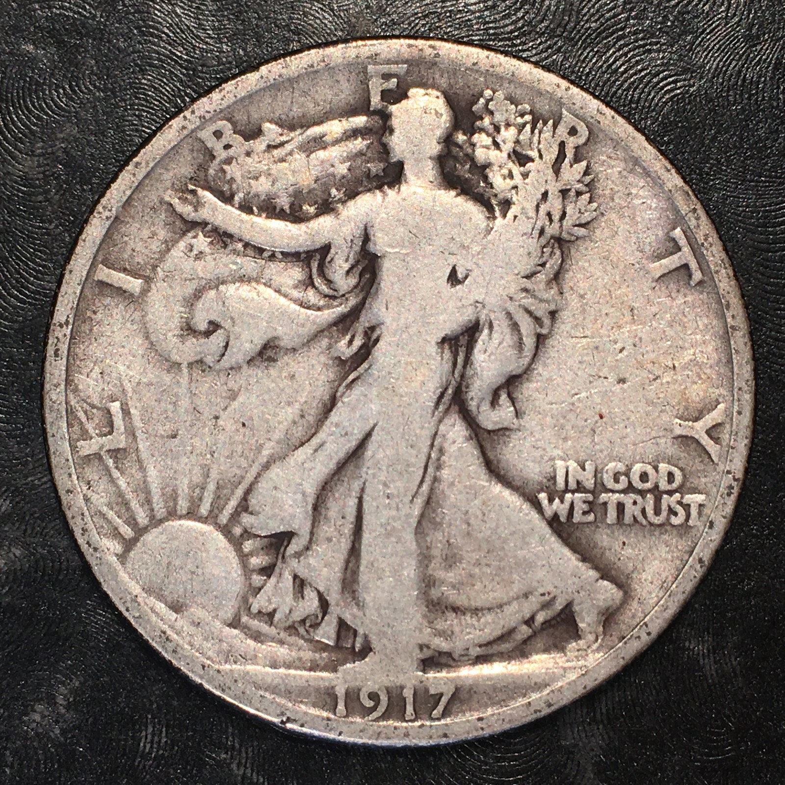1917 Walking Liberty Half Dollar - High Quality Scans #H362