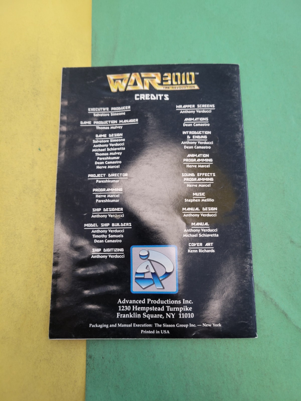 war 3010 snes manual only