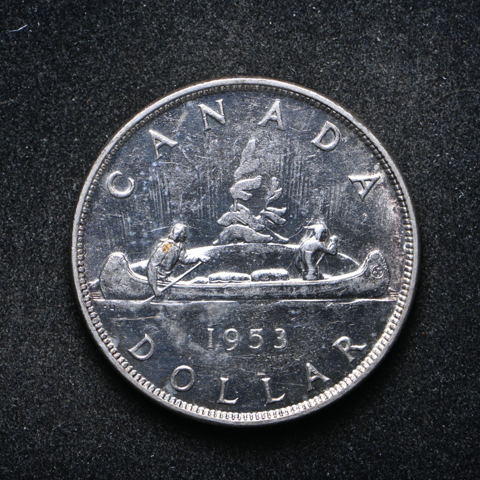 1953 Canada Silver Dollar BU++ .800 Silver (cn16960)