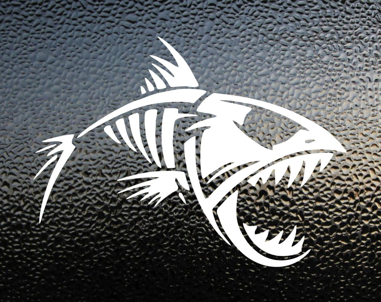 Skeleton Fish Bones Vinyl Decal