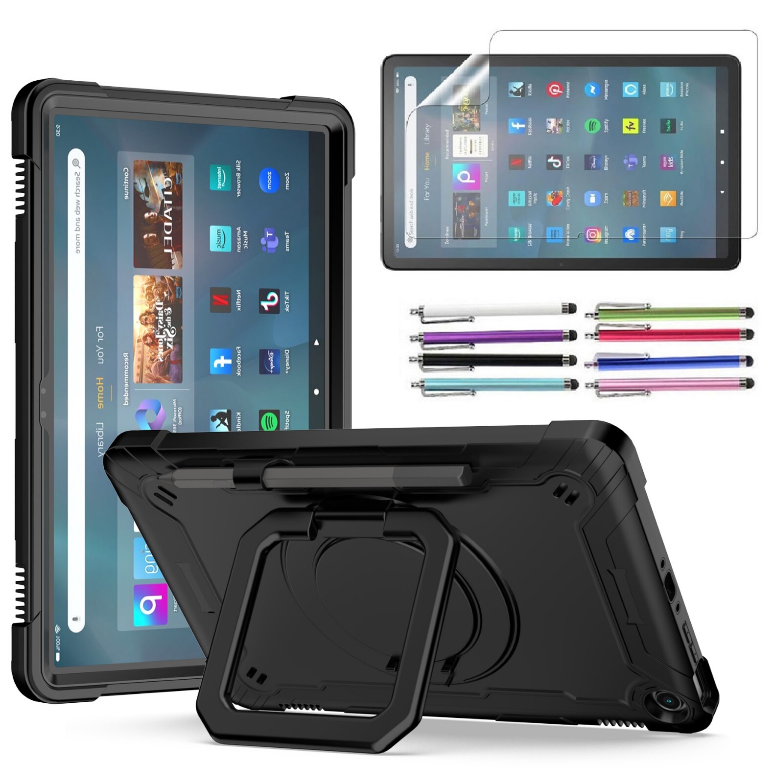 Case For Amazon Fire Max 11 (2023) 11" Tablet Cover with Free Screen Protector