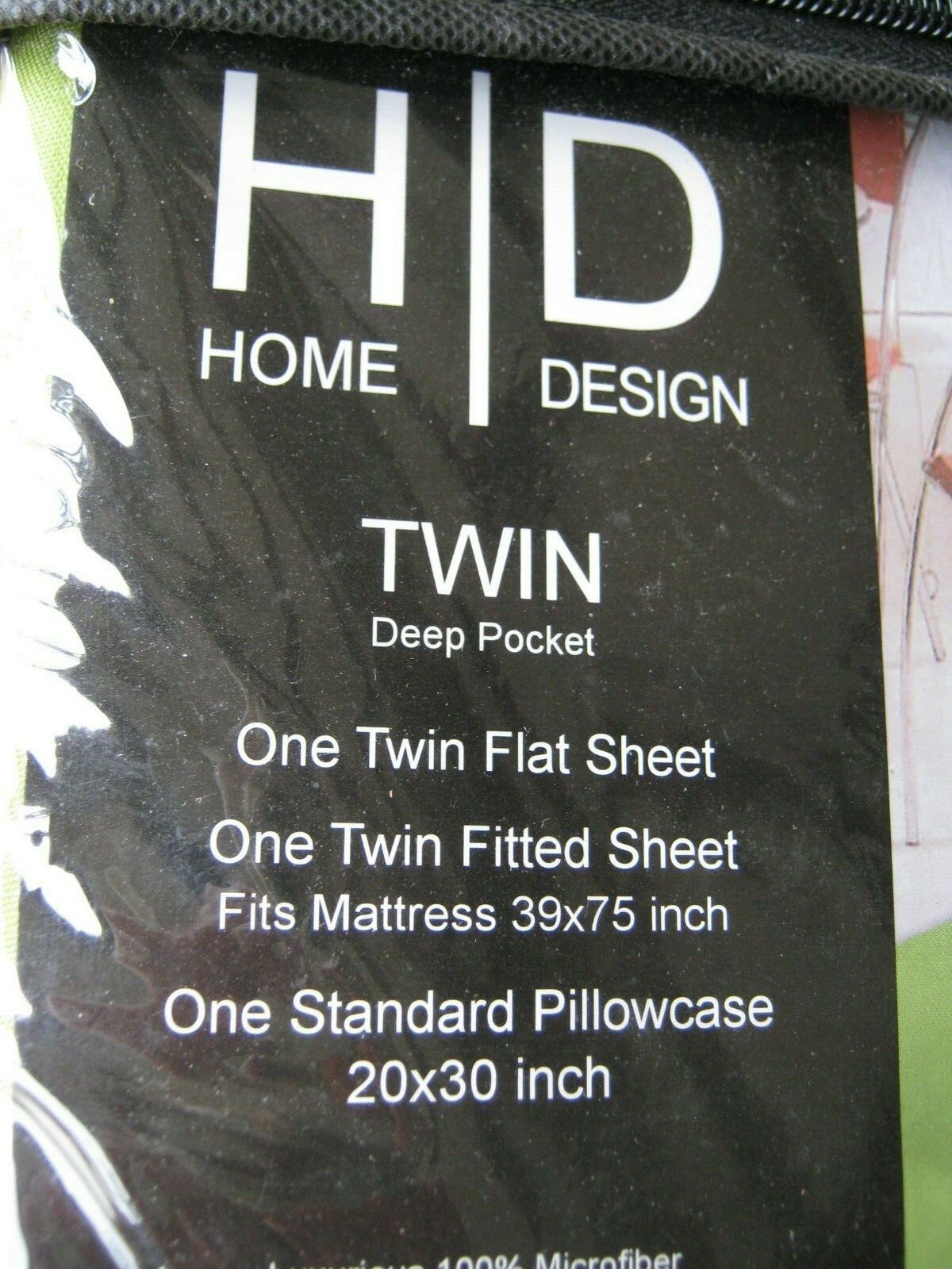 HD Home Design Twin Set Deep Pocket Island Green
