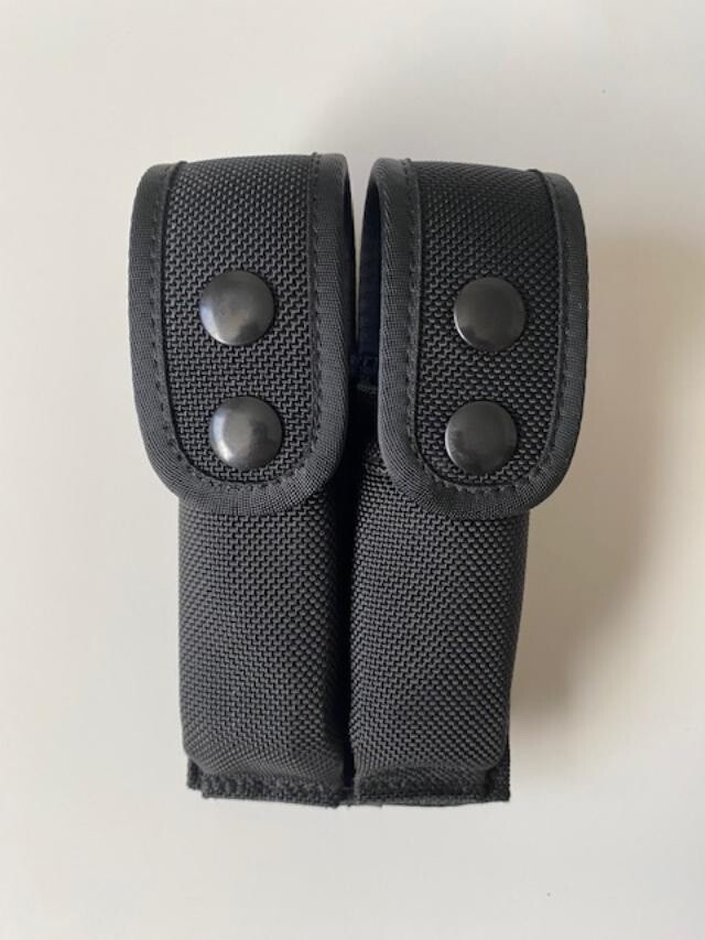 Tactical Tailor Double Pistol Mag Pouch w/ Malice Clips BLACK ( NEW )