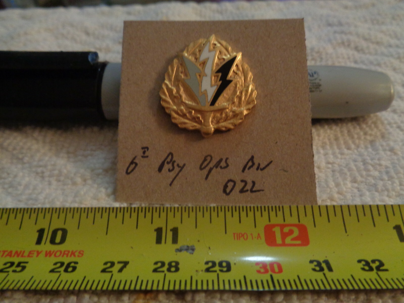 6th Psy Operations Battalion D22 Unit Crest, DI, DUI (DRAW#M12)