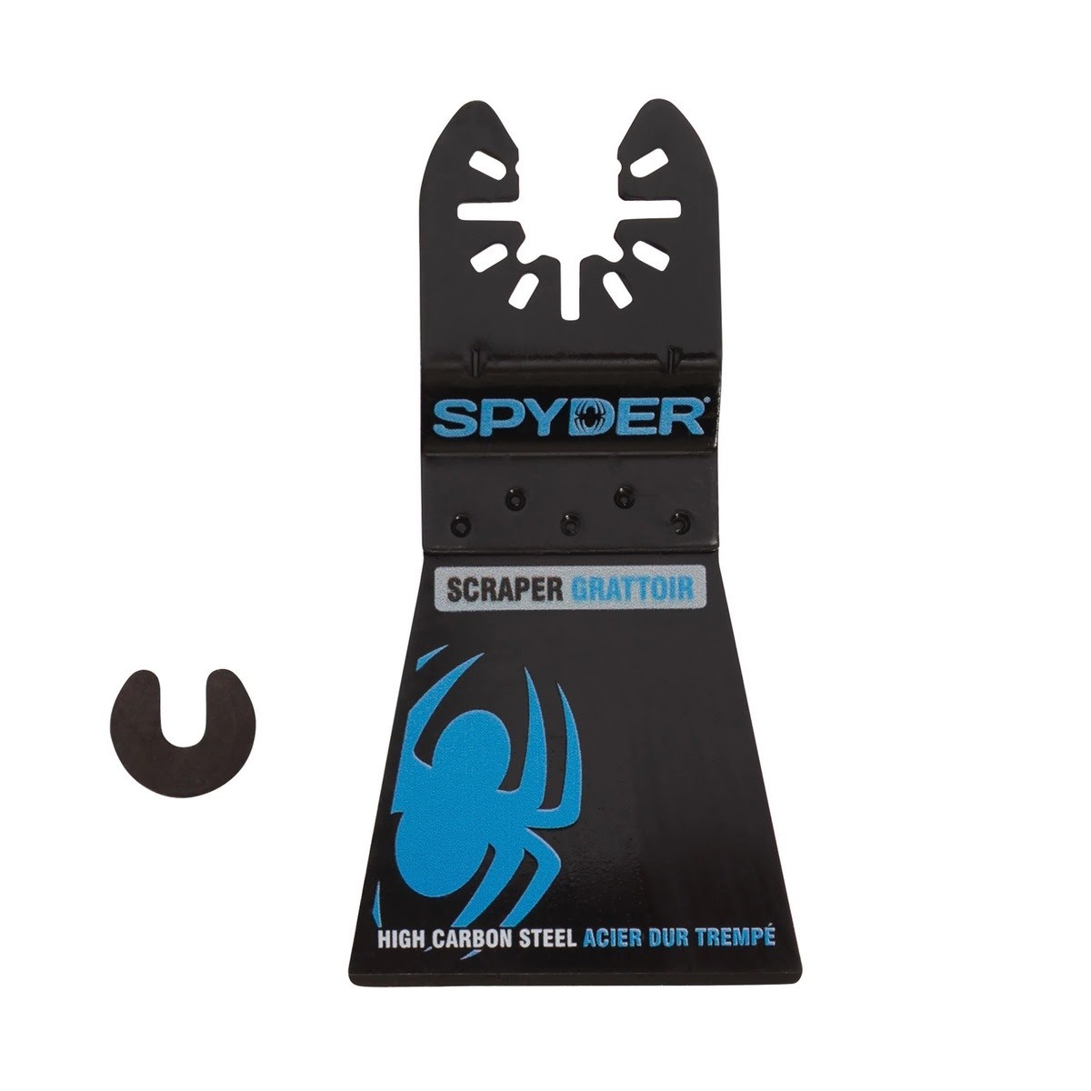 Spyder 70022 2in HCS Oscillating Multi-Tool Rigid Scraper Blade + Adapter
