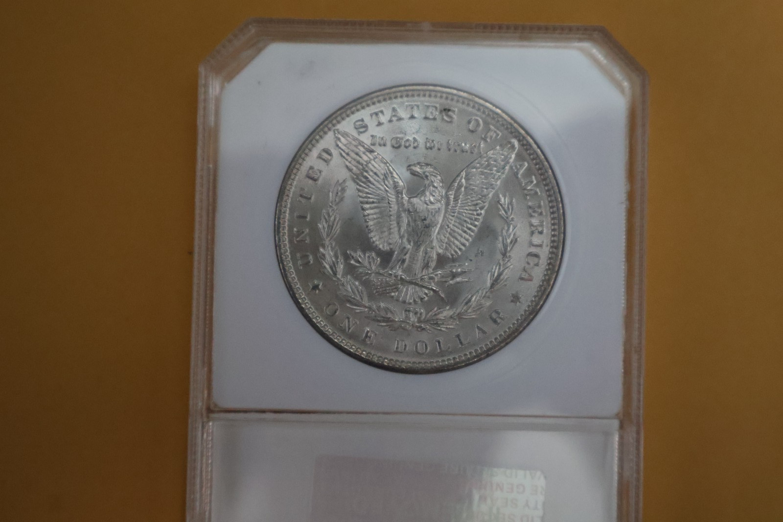 1889 MORGAN DOLLAR - TONING