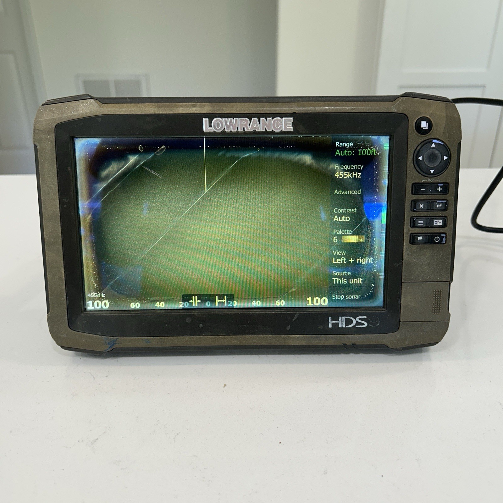 Lowrance HDS 9 Gen 3 Fishfinder GPS Head Unit Tested Working