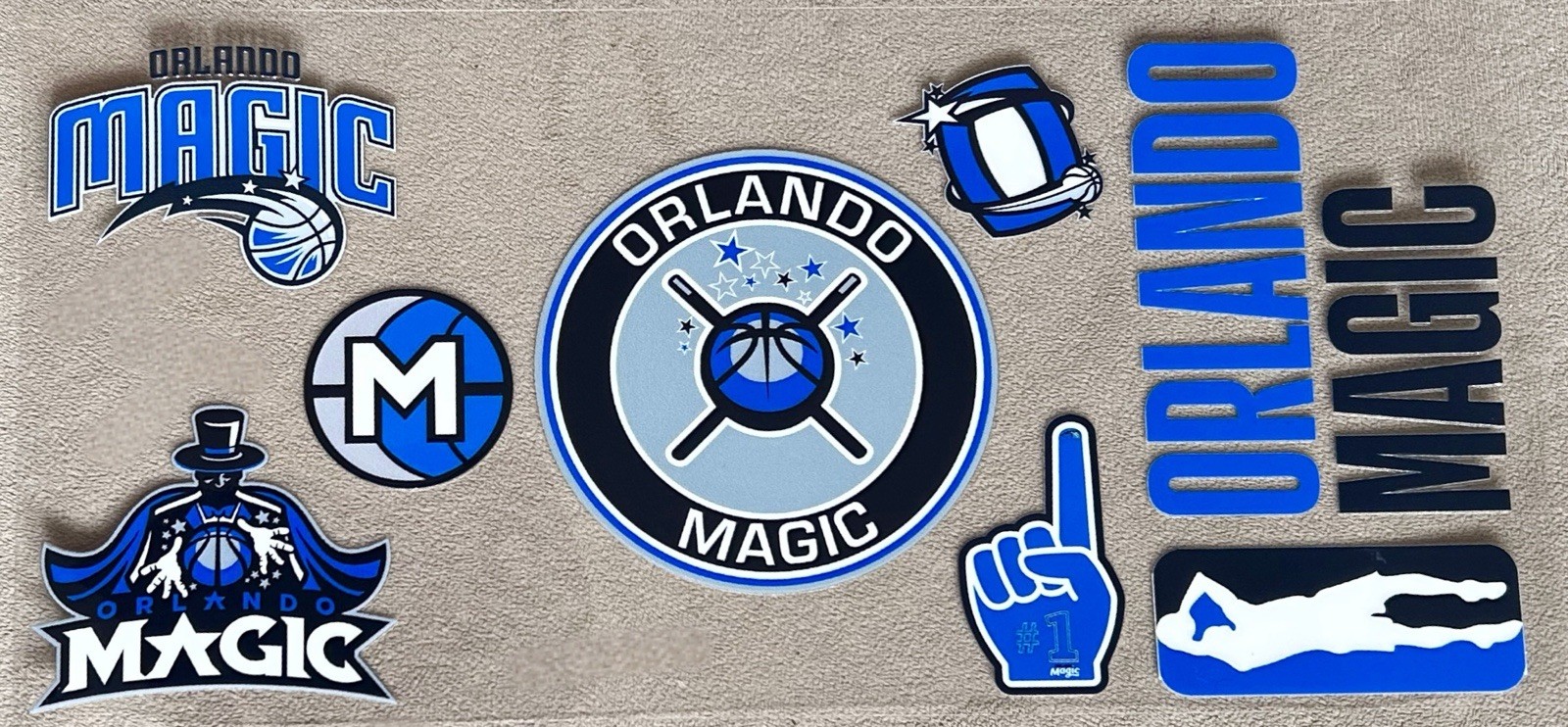 Orlando Basketball Team UV DTF Transfer Sticker Cup Wrap DIY Glasses Bottles