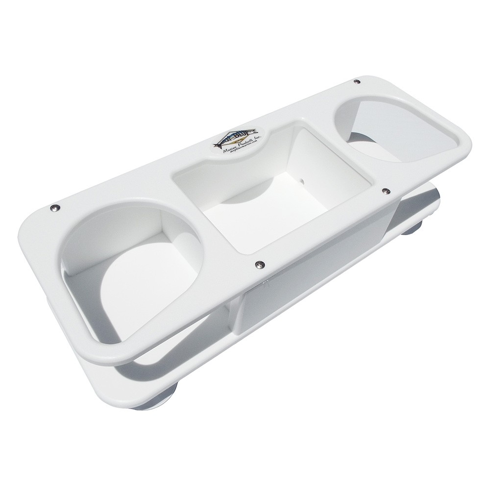 DEEP BLUE MARINE MB-2 DOUBLE  CUP HOLDER W/SUCTION CUPS