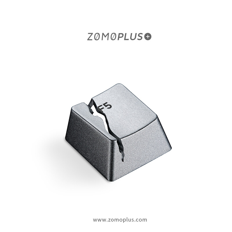 DIY Alloy Single F5 Split Keycap Key Cap Light Transmission For Cherry MX