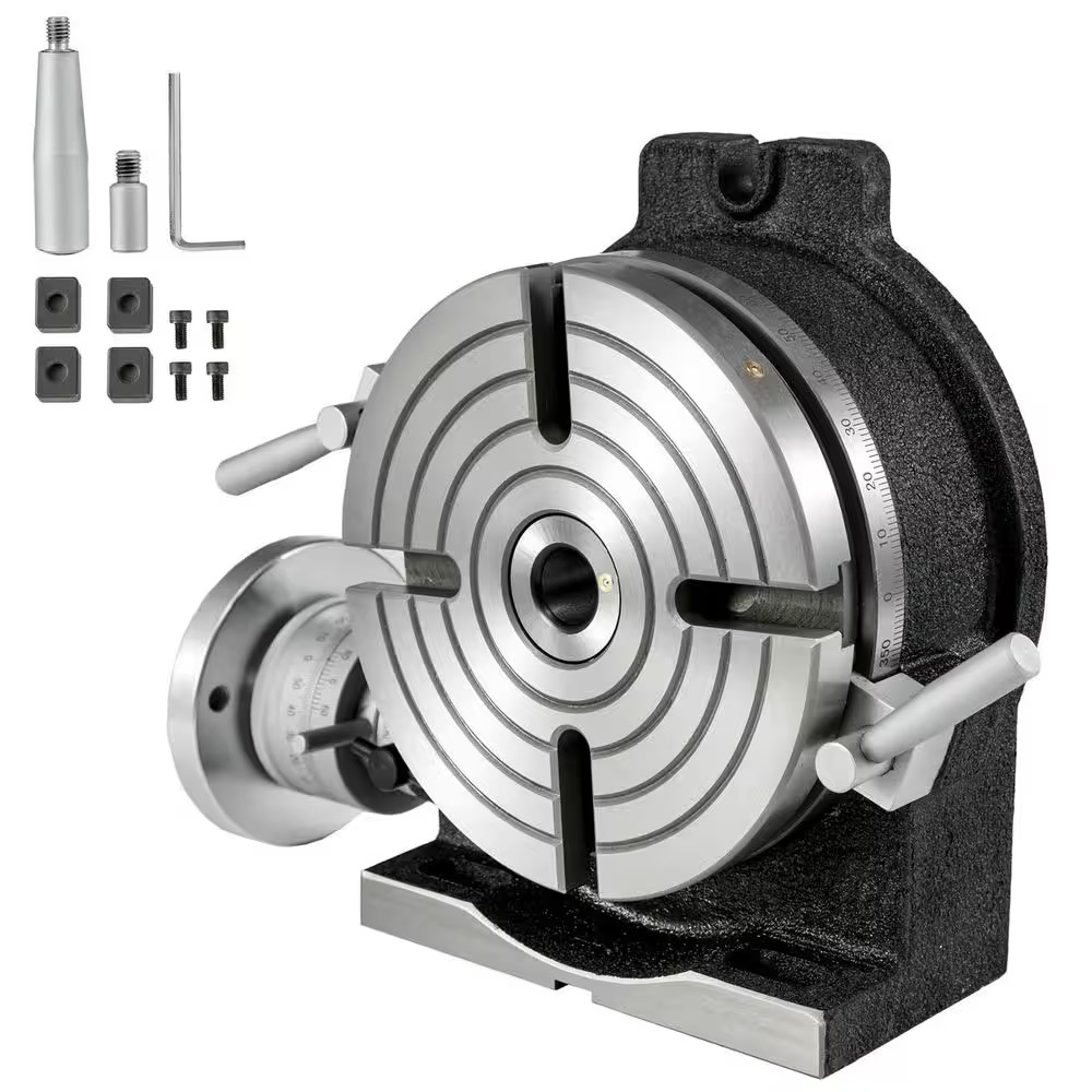 Rotary Table 8 In. HV8, Precision 3MT, Horizontal Vertical, Milling, Drilling, B