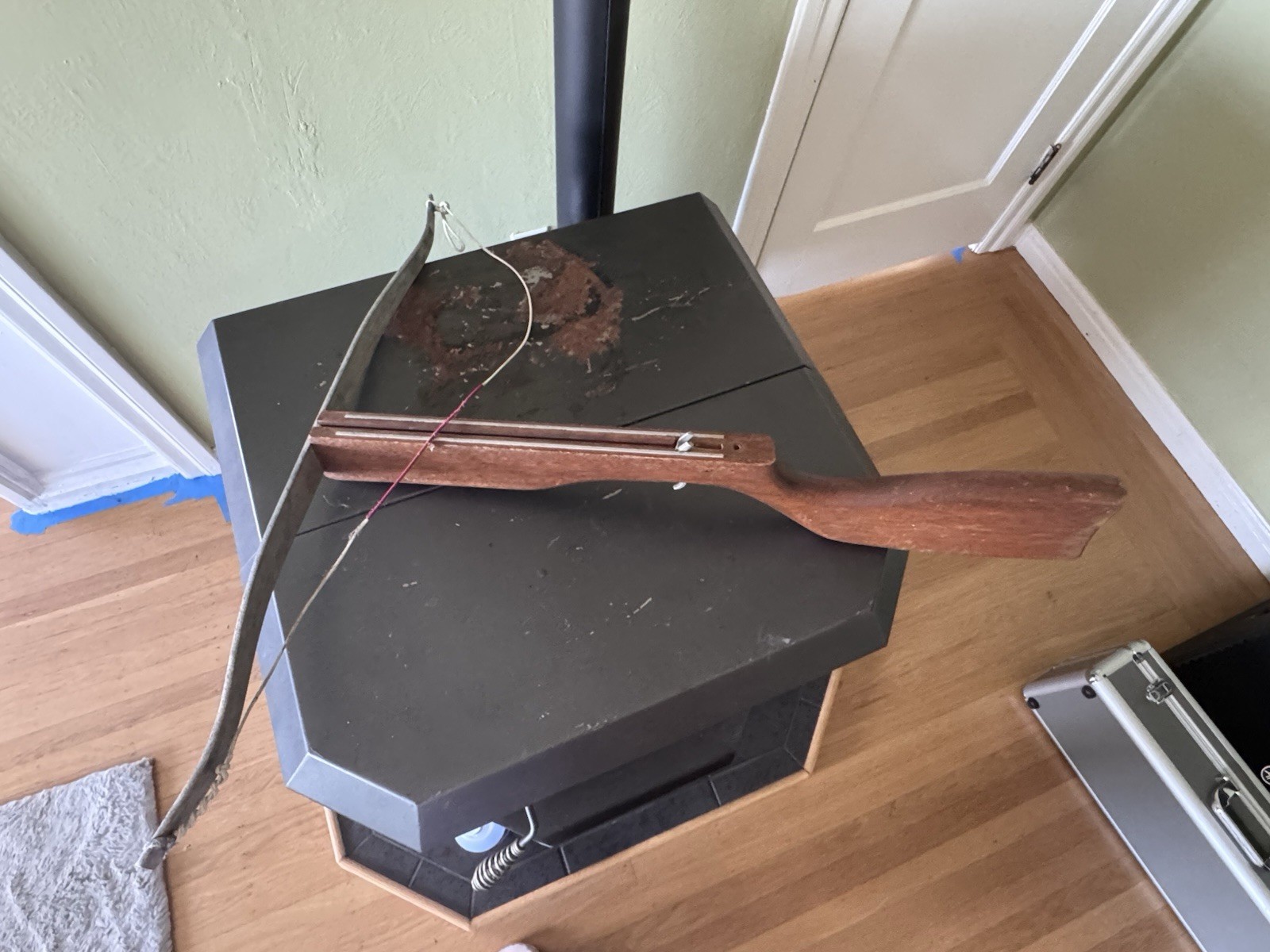 Wood Crossbow Brown Finish