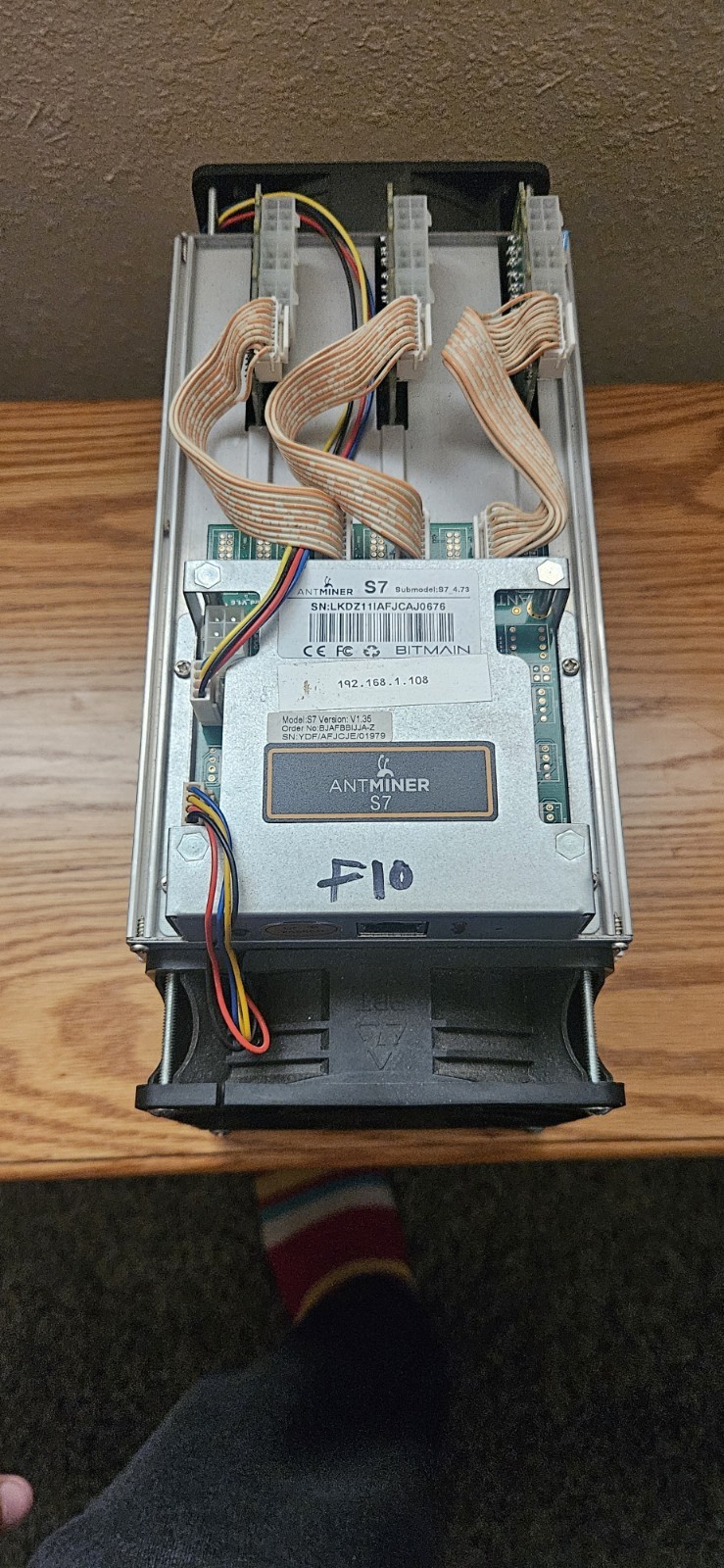 Bitmain Antminer S7 M/N:Lkdz11iafjca0676