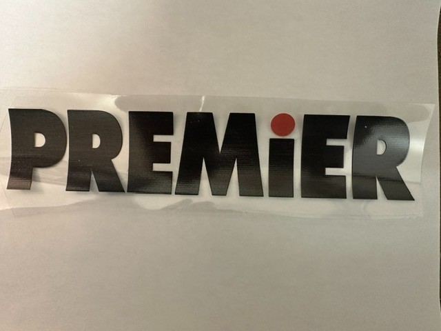 Premier Bass drum decal
