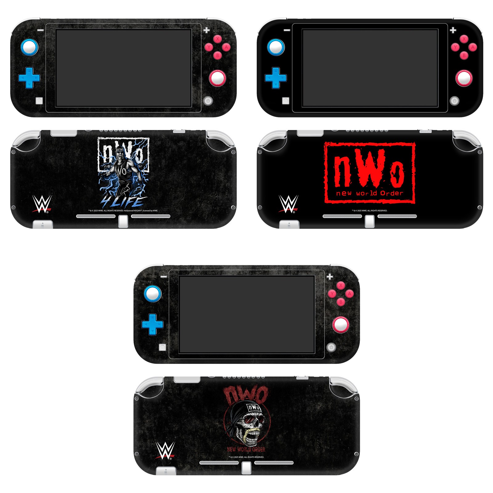 OFFICIAL WWE NWO VINYL STICKER SKIN DECAL COVER FOR NINTENDO SWITCH LITE