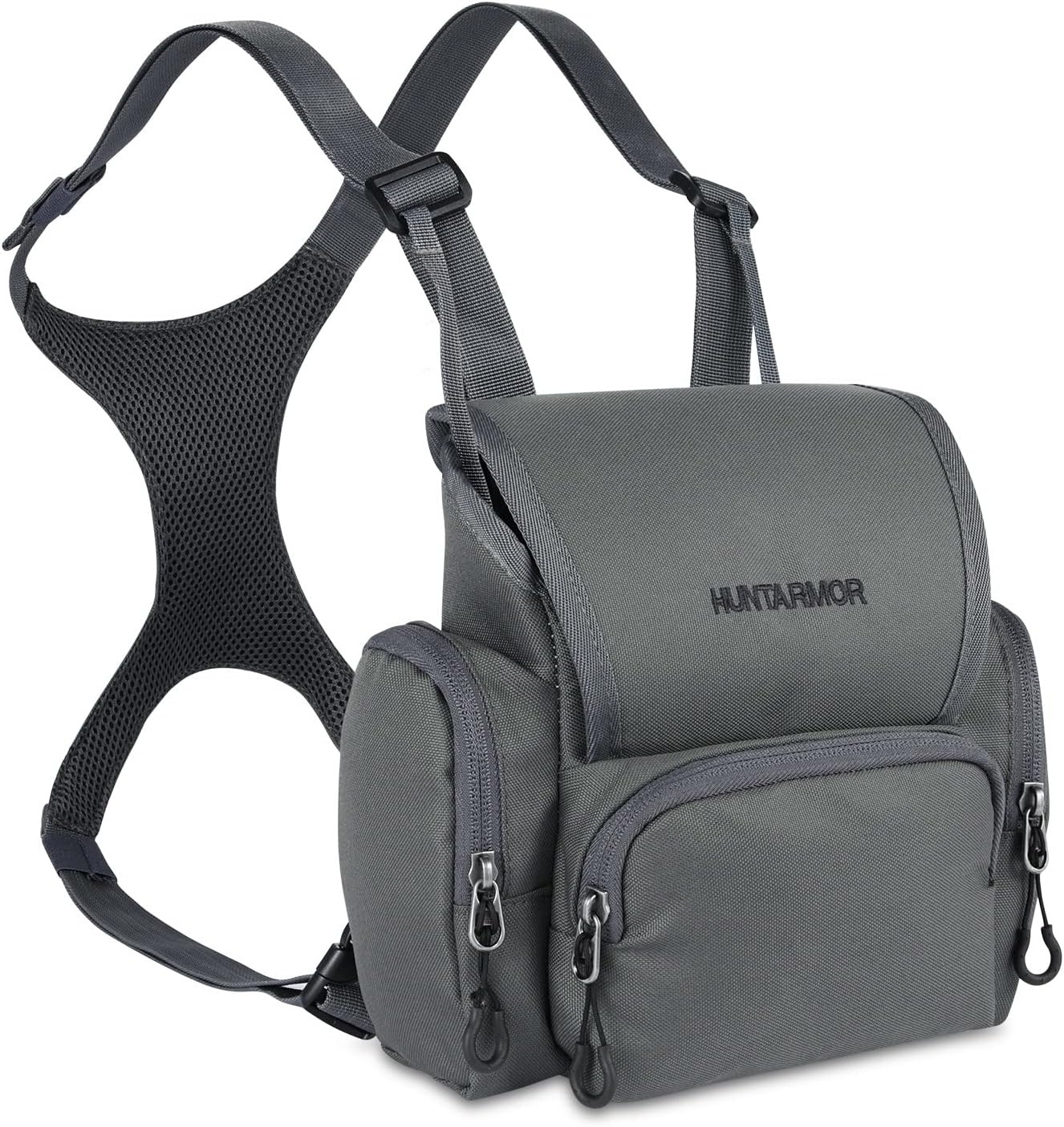 Binocular Harness Chest Pack with Rangefinder Pouch: Hunting Chest Pack Front Po