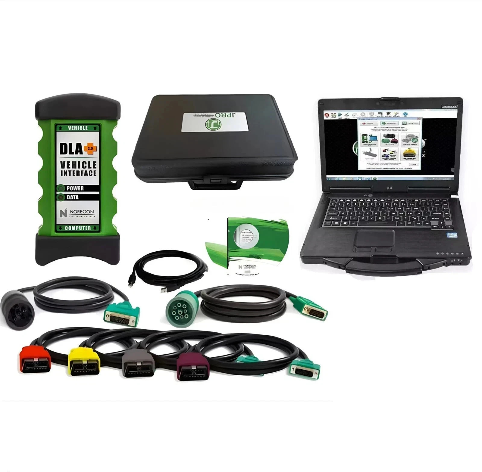 for JPRO DLA 2025 V3 Diesel Heavy Duty Truck Scanner Diagnostic tool CF53 laptop