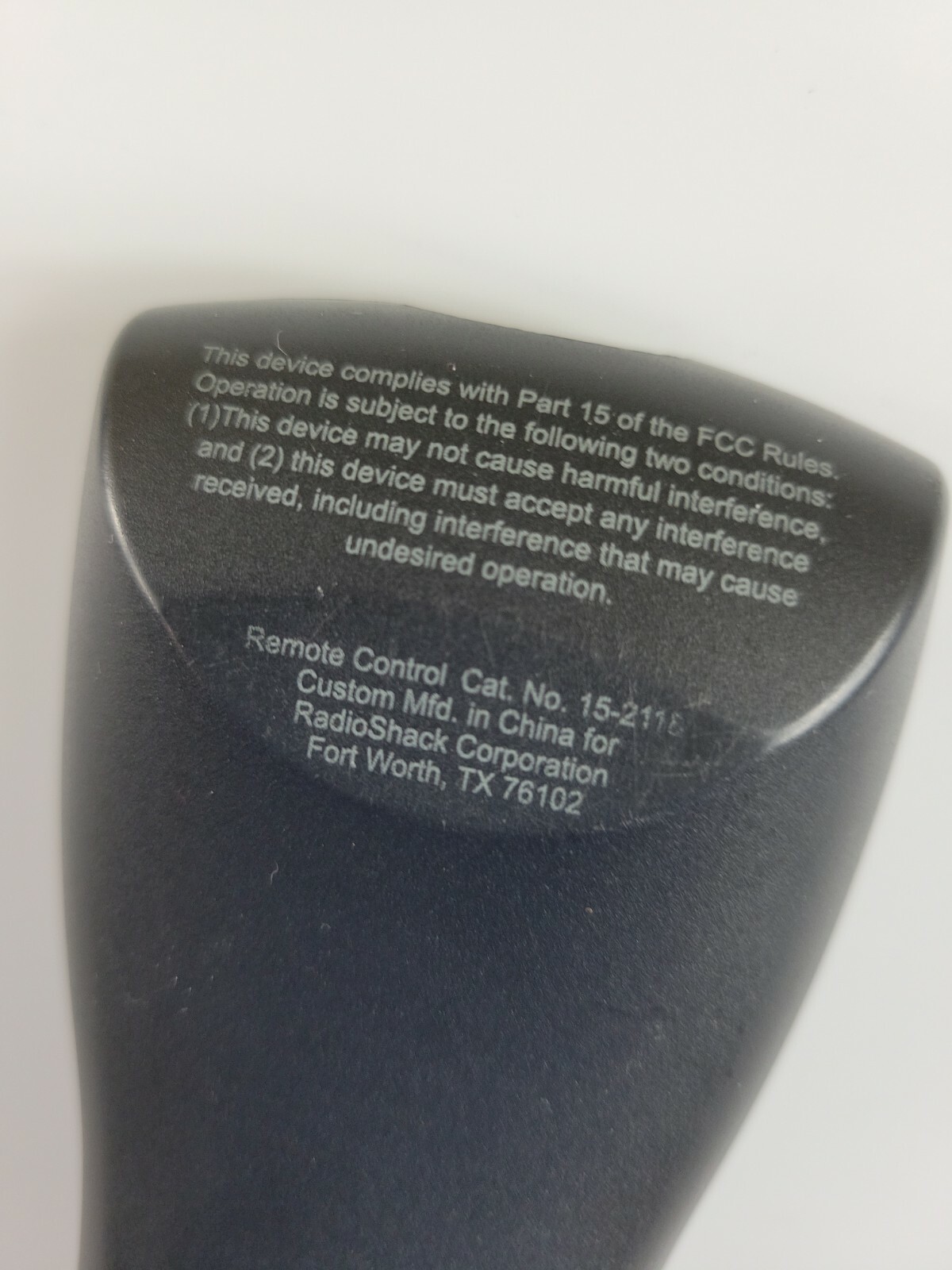 Radioshack 15-2118 4 Device Infrared Universal Remote Control