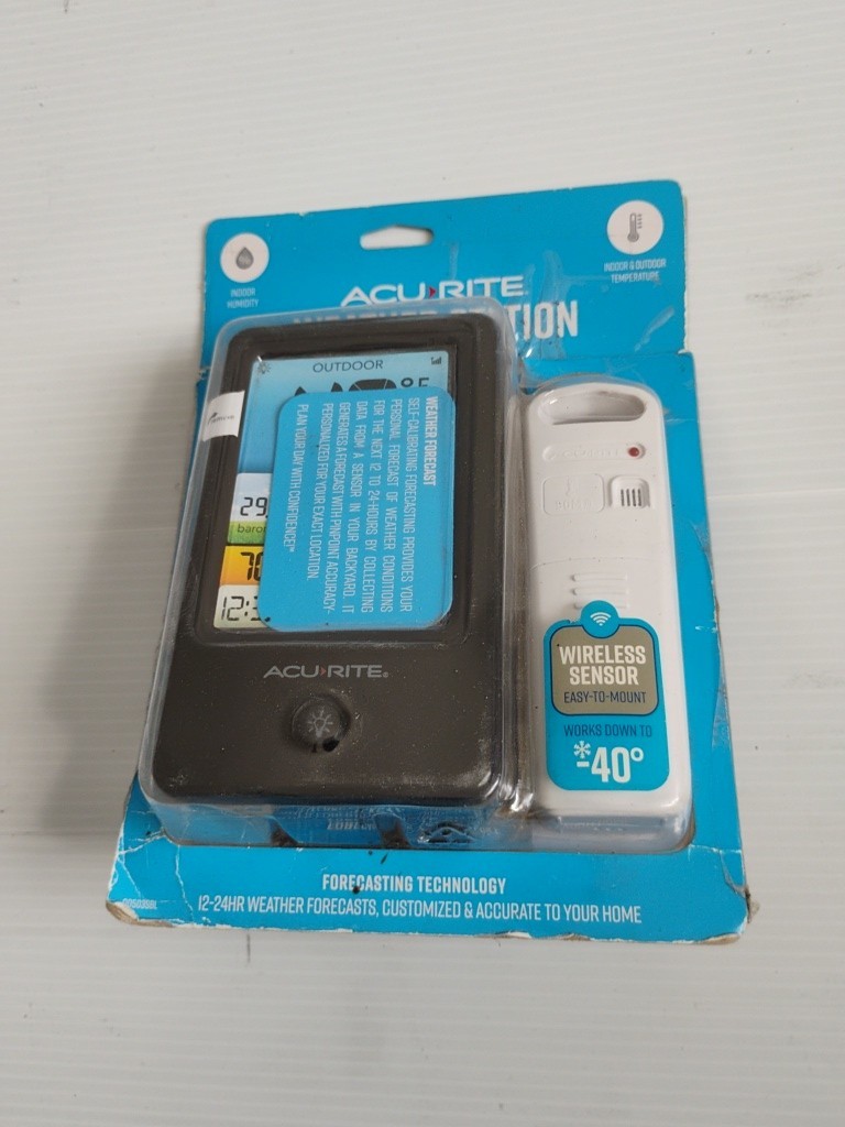Acu Rite Weather Station. Wireless Sensor. Temperature & Humidity