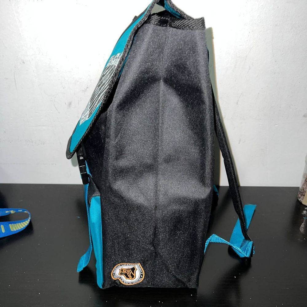 Vintage San Jose Sharks Retreat Backpack Bag Blue NHL Nasco Little America