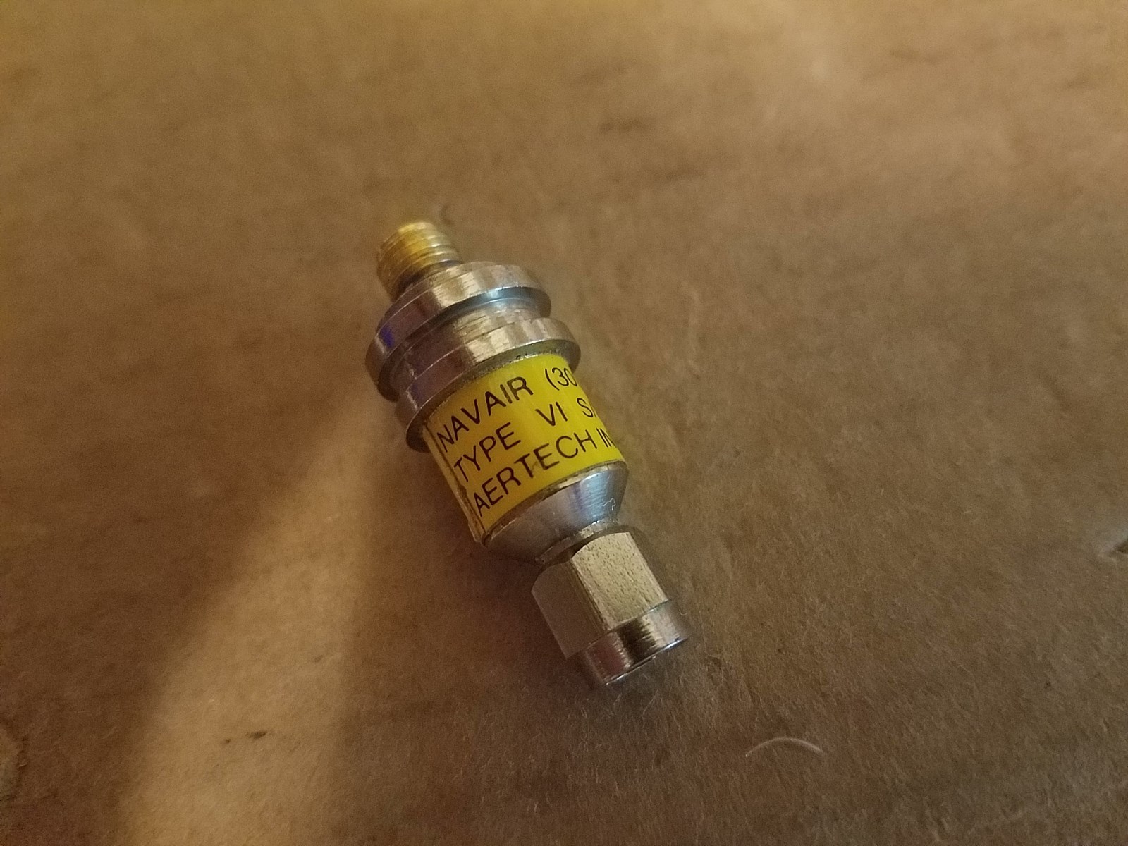 1 Aerotech Navair 30003 21847 Type VI P/N 1570702 SMA(m-f) RF Microwave #001515B