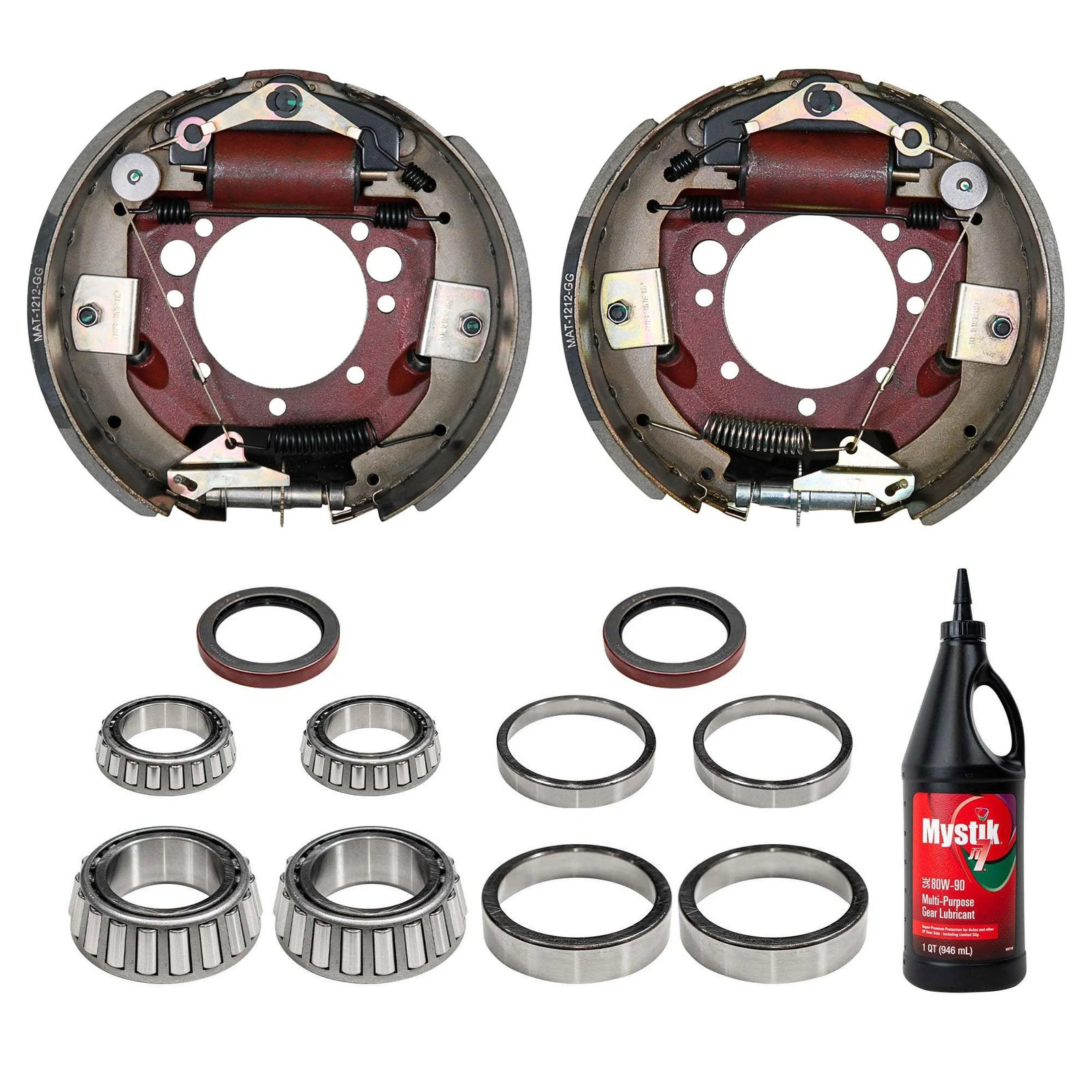 12K-16K Trailer Hydraulic Brakes 12.25x5 Hardware Kit LH RH
