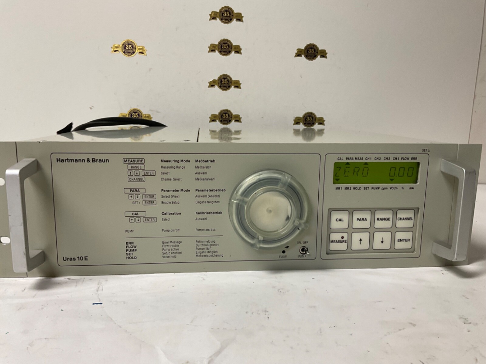 Hartmann & Braun Uras 10 E Spreadrum Analyzer 02 URAS 10E / 3.5